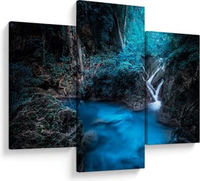 Tablou - Noaptea magică în pădurea tropicală (90x60 cm)