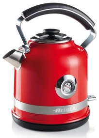 Cana electrica Ariete MODERNA 2854/00, 2000W, 1,7 L, Termometru, 360° rotativa, Filtru detasabil, Rosu