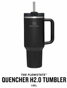 STANLEY Quencher H2.O FlowState Tumbler 1180 mlNegru Tonal