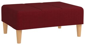 337754 vidaXL Taburet, roșu vin, 78x56x32 cm, material textil