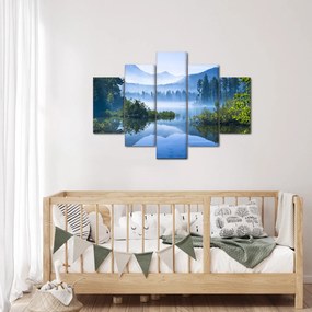 Tablou cu lac montan (150x105 cm)