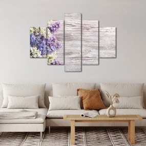 Tablou - Liliac pe lemn (150x105 cm)