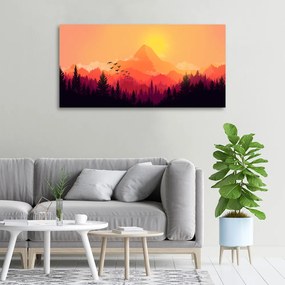 Tablou pe pânză canvas Peisaj montan