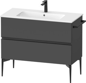 Duravit Sivida dulap 101x47.7x59.1 cm sub chiuveta pe perete negru-grafit SV46450BD490000