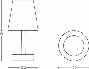 Philips 71796/30/P0 - LED Lampă de masă copii STAR WARS STORMTROOPER 1xLED/0,6W