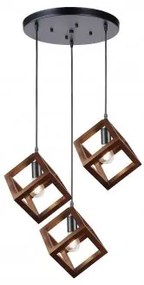 Suspensie rustica 3 becuri E27 Rhombus KL113017 Klausen