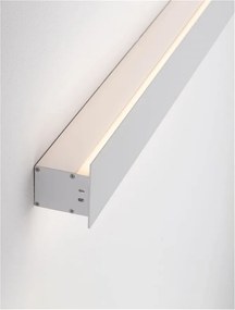 Aplica LED iluminat ambiental perete exterior IP65 PATH alb, 51cm