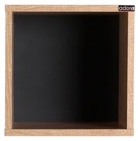 Raft de perete 33x33 cm maro