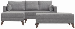 Canapea extensibilă de colț Bella Corner Left 2 Grey
