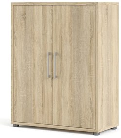 Bibliotecă modulară cu aspect de lemn de stejar 89x113 cm Prima – Tvilum