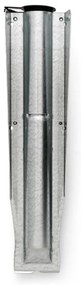 Suport pentru uscator de rufe exterior Brabantia 90300211, Ø35mm, Metal galvanizat, In pamant sau beton, Inox