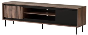 Masă de cafea/Dulap Sting RTV1 (nuc + negru). 1092422