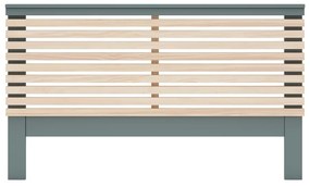 Tăblie de pat în culoare naturală/verde prăfuit cu aspect de lemn de pin 163x100 cm Estefania – Marckeric