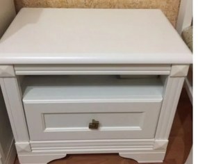 Dormitor Kleo cu Dulap 4 Usi MDF Alb