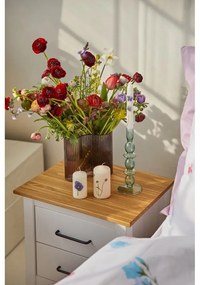 Lenjerie de pat din bumbac pentru pat dublu Bonami Selection Fleur, 200 x 220 cm