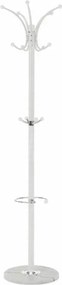 Cuier pom ALAN NEW, alb, metal/marmura, 37x175 cm