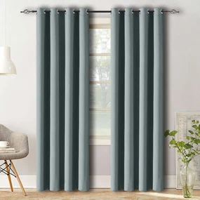 Draperie mentol OXFORD 140x250 cm Agatat: Inele metalice
