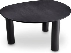 Masa dining moderna design LUX Lombardo negru 149x128cm