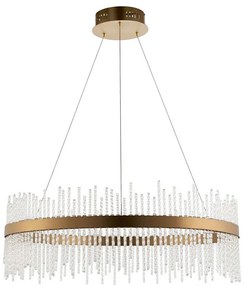 Lustră LED dimabilă pe cablu Endon 81908 ADRIEL LED/58W/230V 3000K auriu