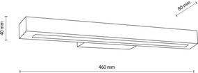 Aplică LED TEO LED/8W/230V 3000K pin