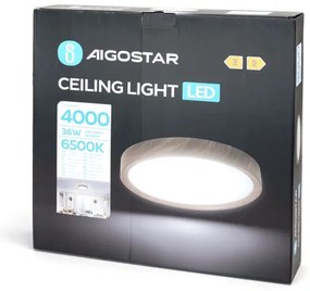 Plafonieră LED Aigostar LED/36W/230V 6500K d. 48,1 cm