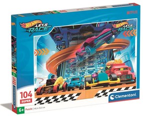Hot Wheels Mid-air Puzzle Clementoni de 104 piese