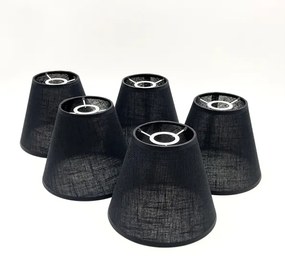 Lustră LED aplicată Brilagi ANTHONY 5xE14/40W/230V stejar nuc/negru