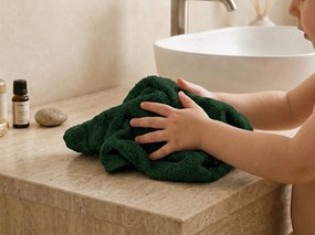 Prosop de maini Clasic mic 30x50 cm verde inchis