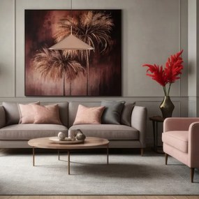 Pendul pe cablu CAPITAL, 1xGX53/15W/230V, Ø 60 cm, aur roz