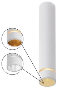 Spot aplicat tavan SPLIT alb L-20,2cm