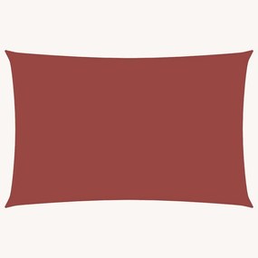 vidaXL Parasolar, cărămiziu, 5x8 m, țesătură oxford, dreptunghiular