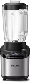 La mâna a doua: Blender Philips HR3760/00, 1500W, 2L, ProBlend Ultra, Viteza mare, Pulse, Aplicatie NutriU, Negru