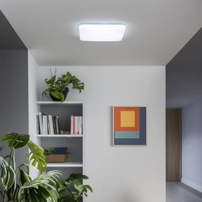 Brilagi - Plafonieră LED SMART dimmabilă, 24W, 230V, 43x43 cm, Wi-Fi Tuya + telecomandă