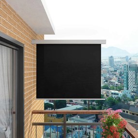 Copertina laterala multifunctionala balcon, negru, 150x200 cm Negru, 150 x 200 cm