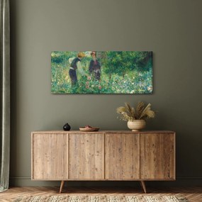 Tablou - Auguste Renoir, Picking Flowers, reproducere (120x50 cm)