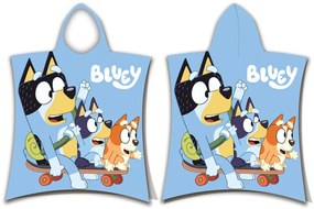 Bluey Skate poncho prosop de plajă 50x115cm
