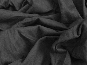 Cearsaf jersey BASIC gri inchis 90 x 200 cm