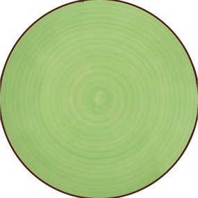 Lamart LT9085 farfurie ceramică mică Happy,diametru 26,8 cm, verde