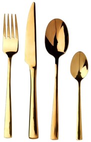 Tacâmuri din oțel inoxidabil auriu 16 buc. Avie – Premier Housewares