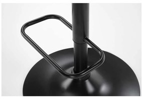 Scaun de bar Hazel, negru / nuc