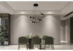 Lustră LED dimabilă pe cablu LED/170W/230V 3000-6500K + telecomandă