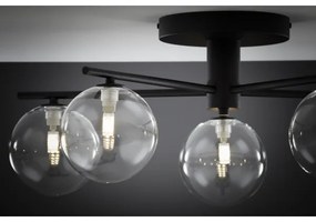 Lustră aplicată Jupiter 2046 PRATO 5xG9/10W/230V negru/transparent