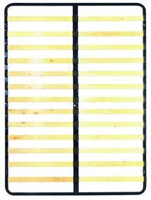 Lamele în ramă fixă, 140x200, SOMIERA METALICA 7867