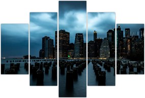 Tablou - Privire spre Zgârâie nori din New York (150x105 cm)