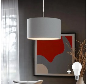 Lustră LED pe cablu Eglo TUNJA 1xE27/60W/230V gri