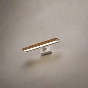 Brilagi - Lampă LED pentru oglindă de baie 3 în 1 WOODY MIRROR LED/8W/230V IP44 alb/stejar