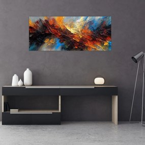 Tablou - Textura culorii (120x50 cm)