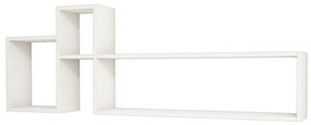 432340 Homemania Raft de perete Polite, alb, 155x22x55cm