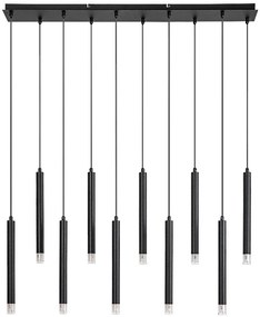 Lustra suspendata stil minimalist Ramira 10L negru