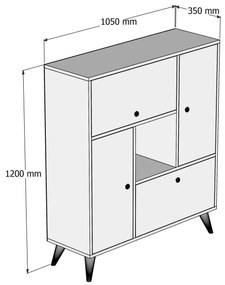 Cabinet Hercules 3104